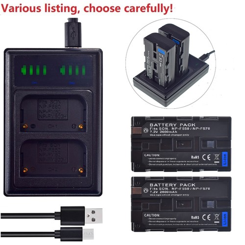 F550 f330 batteria - np-f550, o